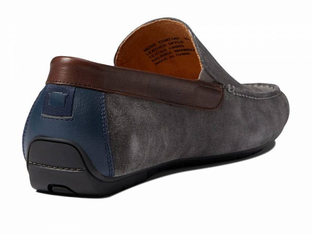 Florsheim フローシャイム メンズ 男性用 シューズ 靴 ローファー Talladega Moc Toe Venetian Driver Gray Suede/Brown【送料無料】