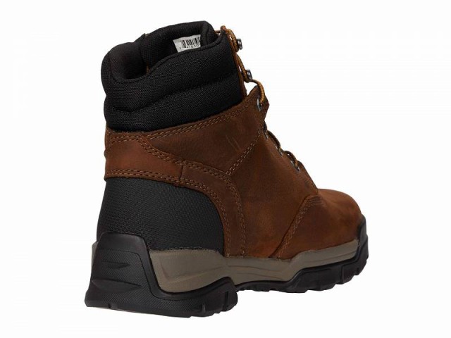 Carhartt カーハート メンズ 男性用 シューズ 靴 ブーツ ワークブーツ Ground Force 6 Waterproof Soft Toe Bison Brown/Oil【送料無料】