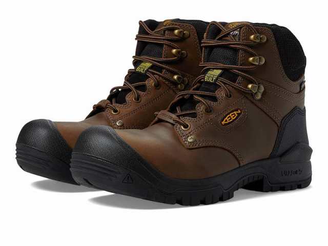 Keen Utility キーン メンズ 男性用 シューズ 靴 ブーツ ワークブーツ 6 Independence WP Dark Earth/Black【送料無料】