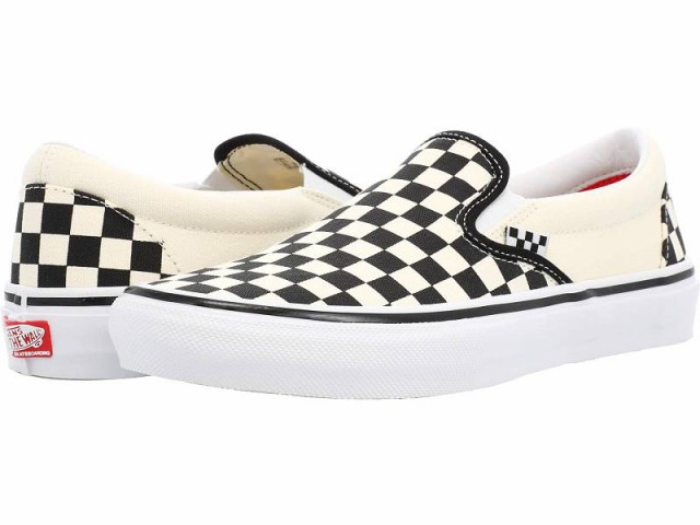 Vans バンズ メンズ 男性用 シューズ 靴 スニーカー 運動靴 Skate Slip-On (Checkerboard)  Black/Off-White【送料無料】｜au PAY マーケット