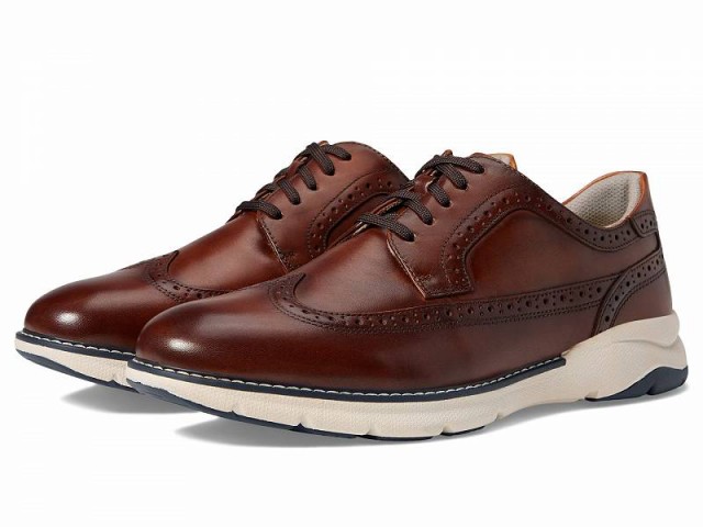 Florsheim フローシャイム メンズ 男性用 シューズ 靴 オックスフォード 紳士靴 通勤靴 Frenzi Wing Tip Oxford Cognac【送料無料】