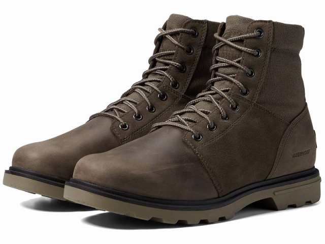 SOREL ソレル メンズ 男性用 シューズ 靴 ブーツ レースアップ 編み上げ Carson(TM) Six Waterproof Major/Wet Sand【送料無料】