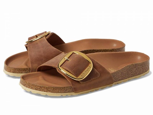 Birkenstock ビルケンシュトック レディース 女性用 シューズ 靴 サンダル Madrid Big Buckle Oiled Leather Antique Cognac【送料無料】