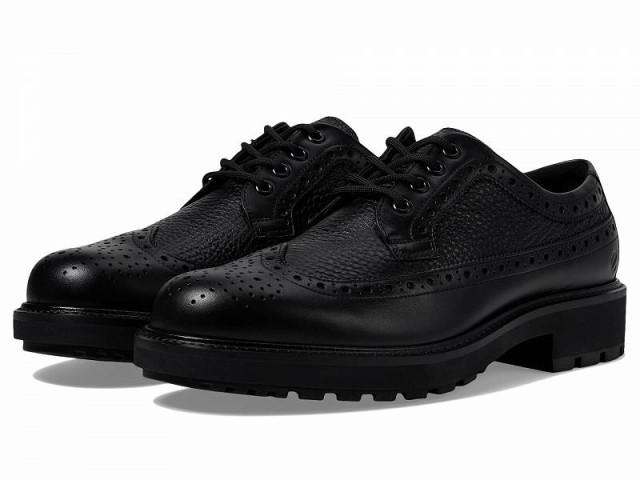 ECCO エコー メンズ 男性用 シューズ 靴 オックスフォード 紳士靴 通勤靴 Oslo Wing Tip Oxford Black/Black【送料無料】