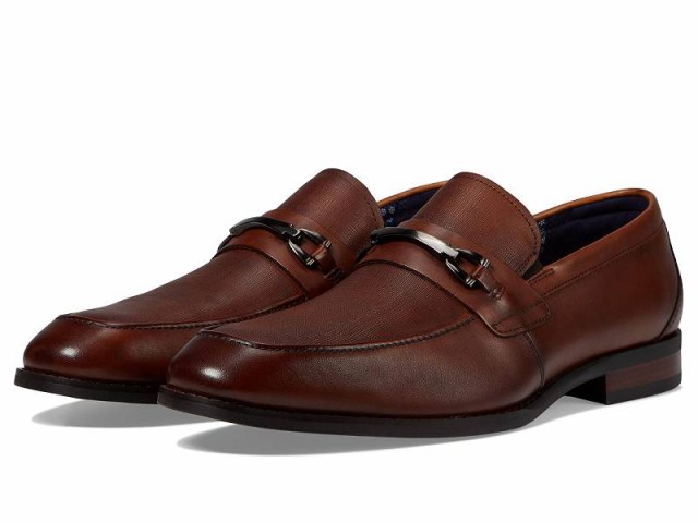 Stacy Adams ステーシーアダムス メンズ 男性用 シューズ 靴 ローファー Kaylor Penny Slip-On Loafer Cognac【送料無料】