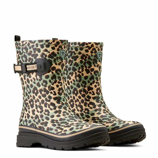 Ariat アリアト レディース 女性用 シューズ 靴 ブーツ レインブーツ Kelmarsh Mid Rubber Boots Leopard Camo【送料無料】