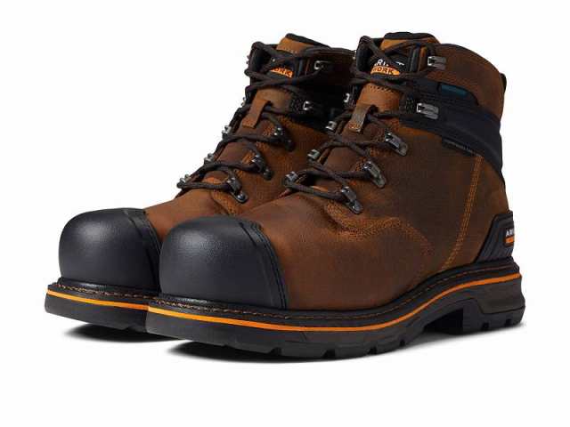 Ariat アリアト メンズ 男性用 シューズ 靴 ブーツ ワークブーツ Stump Jumper H2O Dark Hickory 交換無料！ 