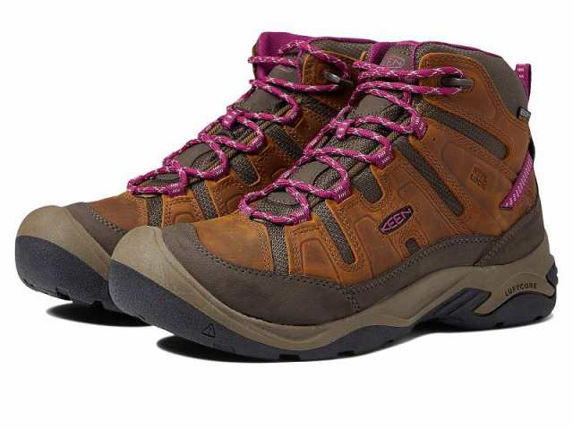 Keen キーン レディース 女性用 シューズ 靴 ブーツ ハイキング トレッキング Circadia Mid Waterproof Syrup/Boysenberry【送料無料】