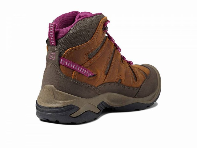 Keen キーン レディース 女性用 シューズ 靴 ブーツ ハイキング トレッキング Circadia Mid Waterproof Syrup/Boysenberry【送料無料】