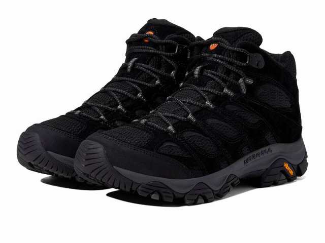 Merrell メレル メンズ 男性用 シューズ 靴 ブーツ ハイキング トレッキング Moab 3 Mid Black Night【送料無料】