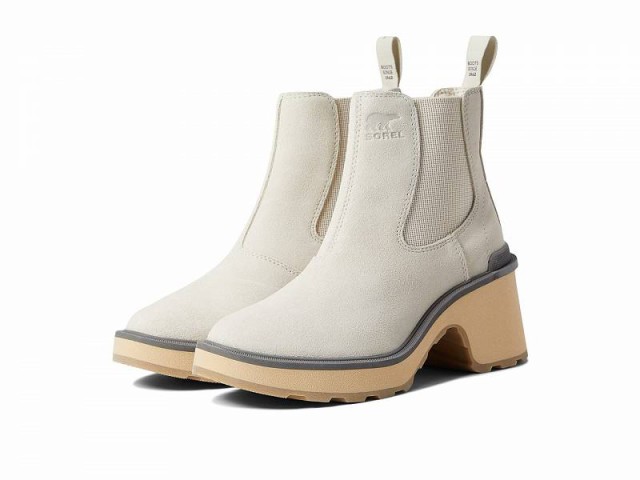 SOREL ソレル レディース 女性用 シューズ 靴 ブーツ チェルシーブーツ アンクル Hi-Line(TM) Heel Chelsea  Chalk/Ceramic【送料無料】｜au PAY マーケット