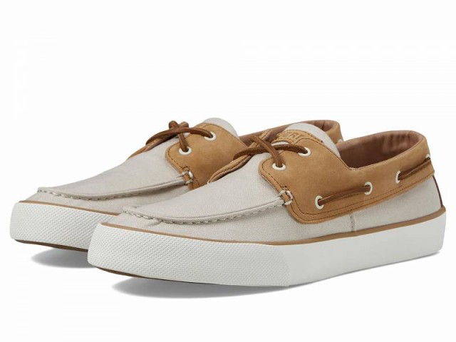 Sperry スペリー メンズ 男性用 シューズ 靴 ボートシューズ Bahama II Seasonal Taupe Linen【送料無料】