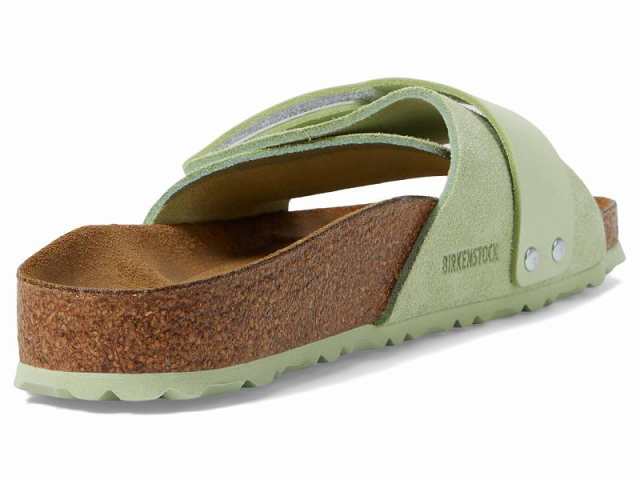 Birkenstock ビルケンシュトック レディース 女性用 シューズ 靴 サンダル Oita Suede Faded Lime【送料無料】