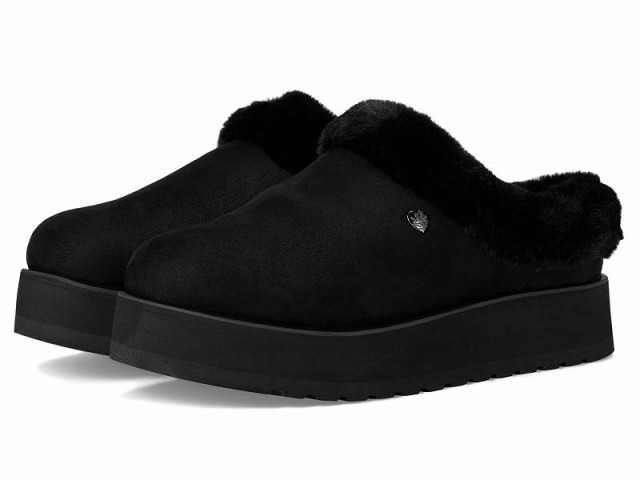 BOBS from SKECHERS ボブス スケッチャーズ レディース 女性用 シューズ 靴 スリッパ Keepsakes Hi-Rise Black/Black【送料無料】