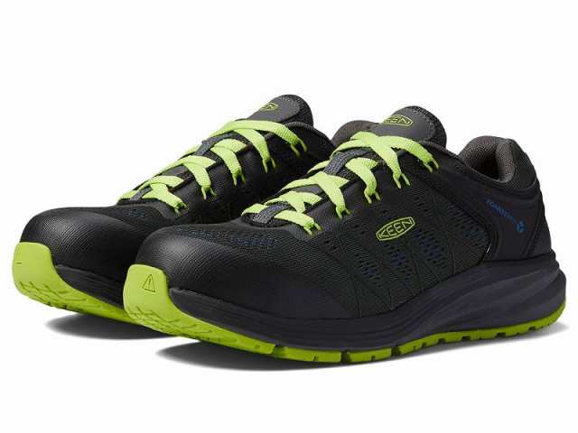 Keen Utility キーン メンズ 男性用 シューズ 靴 スニーカー 運動靴 Vista Energy (Comp Toe) Magnet/Green Glow【送料無料】