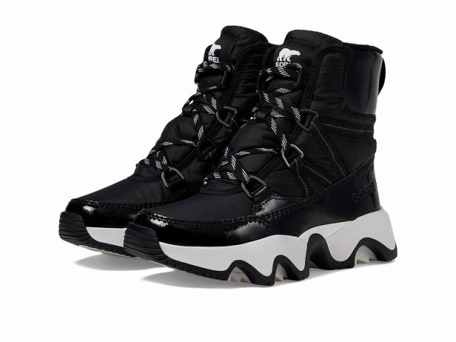 SOREL ソレル レディース 女性用 シューズ 靴 ブーツ スノーブーツ Kinetic(TM) Impact Sport Waterproof Black/Sea Salt【送料無料】