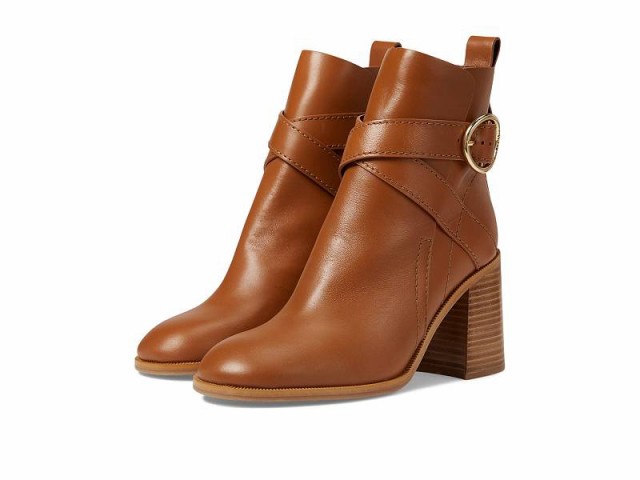 See by Chloe シー by クロエ レディース 女性用 シューズ 靴 ブーツ アンクル ショートブーツ Lyna Ankle Bootie Tan 1【送料無料】