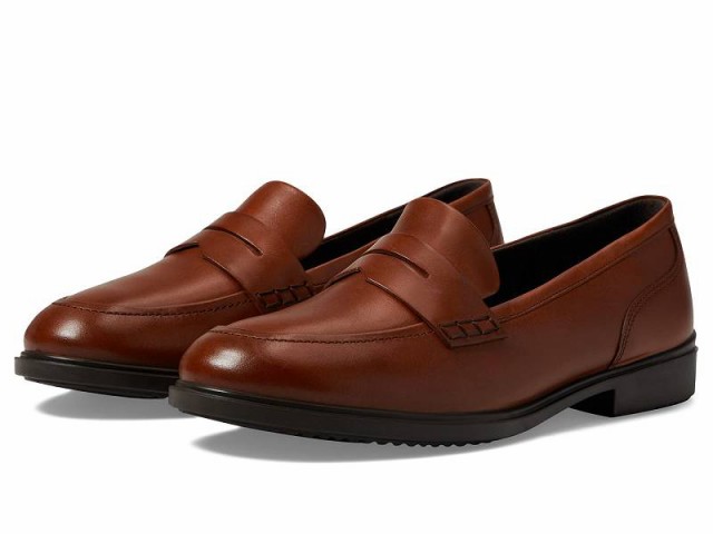 ECCO エコー レディース 女性用 シューズ 靴 ローファー ボートシューズ Dress Classic 15 Penny Loafer Cognac【送料無料】