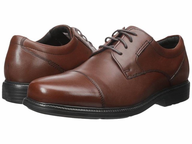 Rockport ロックポート メンズ 男性用 シューズ 靴 オックスフォード 紳士靴 通勤靴 Charles Road Cap Toe Oxford Tan II【送料無料】