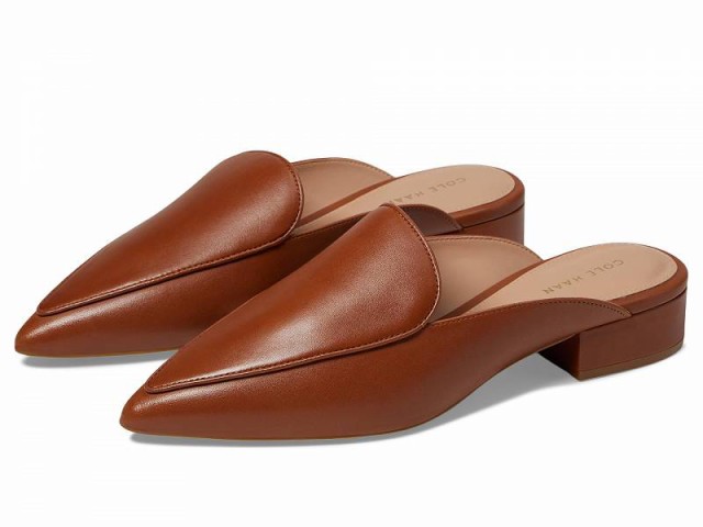 Cole Haan コールハーン レディース 女性用 シューズ 靴 ローファー ボートシューズ Piper Mule British Tan Leather 1【送料無料】