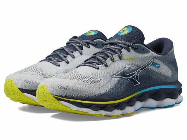 Mizuno ミズノ メンズ 男性用 シューズ 靴 スニーカー 運動靴 Wave Sky 7 Pearl Blue/White【送料無料】