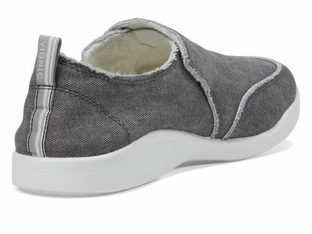 VIONIC バイオニック レディース 女性用 シューズ 靴 フラット Malibu Slip-On Charcoal Denim【送料無料】