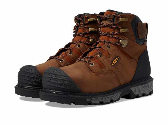 Keen Utility キーン メンズ 男性用 シューズ 靴 ブーツ ワークブーツ Camden 6 Waterproof Composite Toe Leather【送料無料】