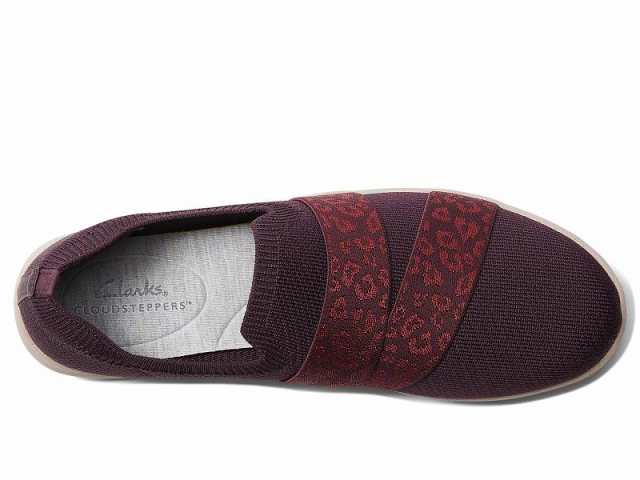 Clarks クラークス レディース 女性用 シューズ 靴 スニーカー 運動靴 Adella Stride Burgundy  Knit【送料無料】｜au PAY マーケット