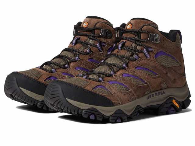 Merrell メレル レディース 女性用 シューズ 靴 ブーツ ハイキング トレッキング Moab 3 Mid Bracken/Purple【送料無料】