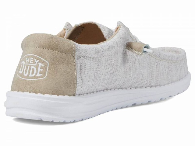 Hey Dude ヘイデュード メンズ 男性用 シューズ 靴 ローファー Wally Ascend Woven Slip-On Casual Shoes Ivory Coast【送料無料】