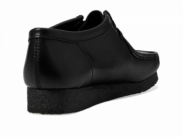 Clarks クラークス メンズ 男性用 シューズ 靴 オックスフォード 紳士靴 通勤靴 Wallabee Black Leather 1【送料無料】