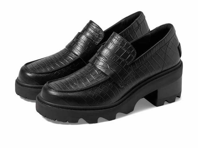 SOREL ソレル レディース 女性用 シューズ 靴 ローファー ボートシューズ Joan Now(TM) City Loafer Black/Black【送料無料】