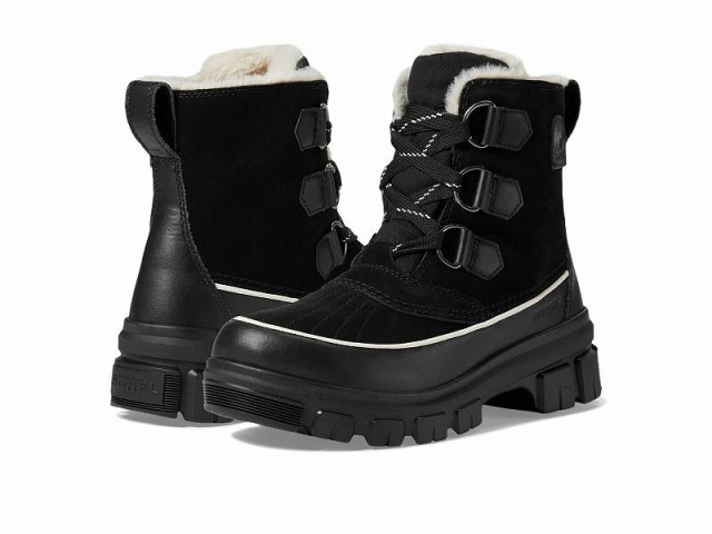 SOREL ソレル レディース 女性用 シューズ 靴 ブーツ スノーブーツ Tivoli(TM) V Waterproof Black/Fawn【送料無料】