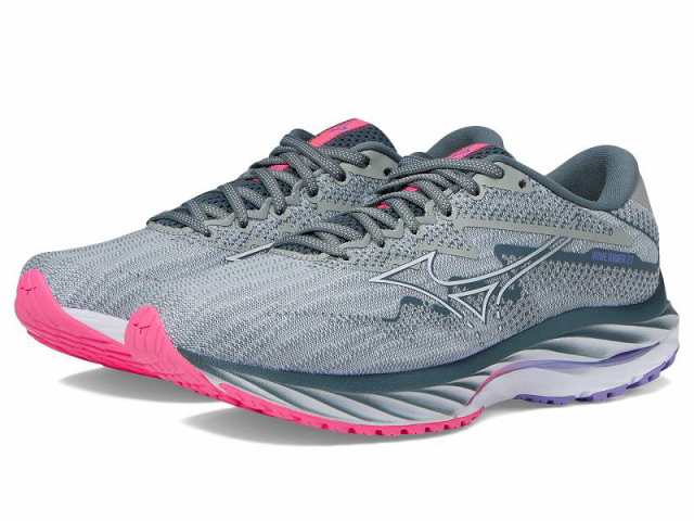 Mizuno ミズノ レディース 女性用 シューズ 靴 スニーカー 運動靴 Wave Rider 27 Pearl Blue/White【送料無料】