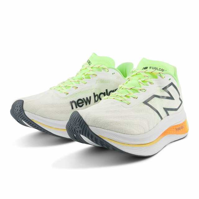 New Balance ニューバランス メンズ 男性用 シューズ 靴 スニーカー 運動靴 FuelCell SuperComp Trainer v2 White/Bleached【送料無料】