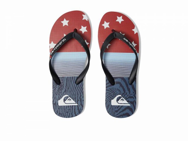 Quiksilver クイックシルバー メンズ 男性用 シューズ 靴 サンダル Molokai 4th of July Blue 2【送料無料】