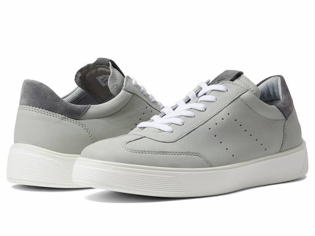 ECCO エコー メンズ 男性用 シューズ 靴 スニーカー 運動靴 Street Tray Tennis Sneaker  Concrete/Titanium【送料無料】｜au PAY マーケット