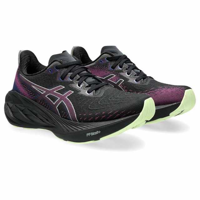 ASICS アシックス レディース 女性用 シューズ 靴 スニーカー 運動靴 Novablast 4 Black/Blue Expanse【送料無料】