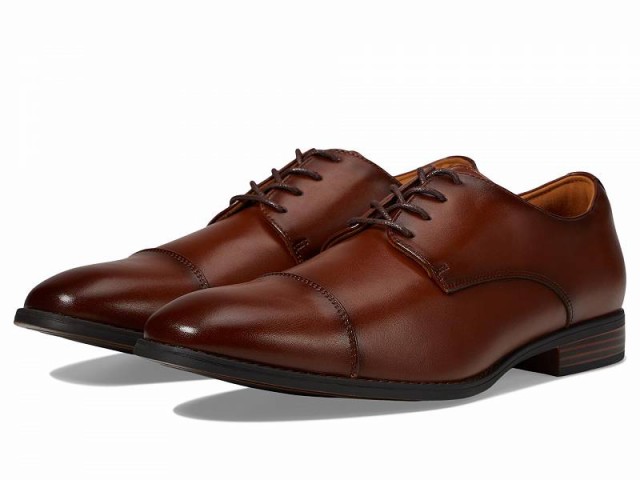 Stacy Adams ステーシーアダムス メンズ 男性用 シューズ 靴 オックスフォード 紳士靴 通勤靴 Lawson Cap Toe Oxford Cognac【送料無料】