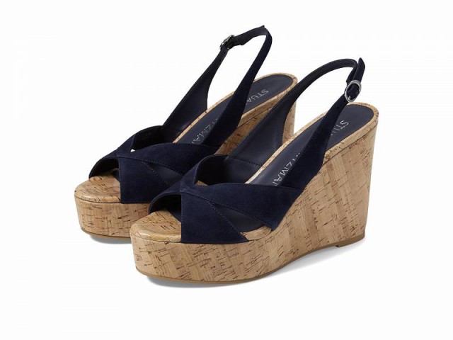 Stuart Weitzman スチュアートワイツマン レディース 女性用 シューズ 靴 ヒール Carmen Wedge Nice Blue【送料無料】