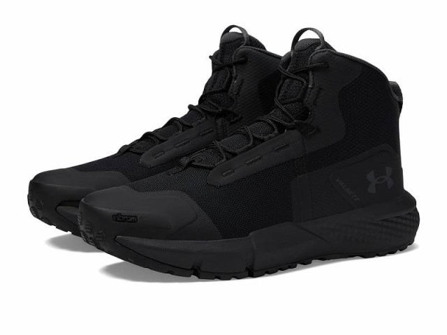 Under Armour アンダーアーマー メンズ 男性用 シューズ 靴 ブーツ ワークブーツ Charged Valsetz Mid Black/Black/Jet Gray【送料無料】