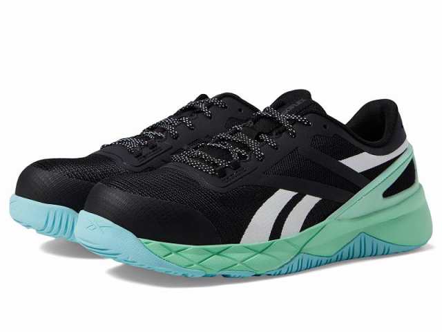 Reebok Work リーボック レディース 女性用 シューズ 靴 スニーカー 運動靴 Nanoflex TR Work EH Comp Toe Black/Seafoam【送料無料】