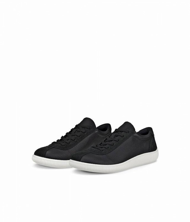 ECCO エコー レディース 女性用 シューズ 靴 スニーカー 運動靴 Soft Zero Black/Black【送料無料】