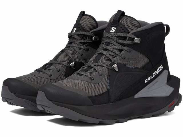 Salomon サロモン メンズ 男性用 シューズ 靴 ブーツ ハイキング トレッキング Elixir Mid GORE-TEX(R) Black/Magnet/Quiet【送料無料】