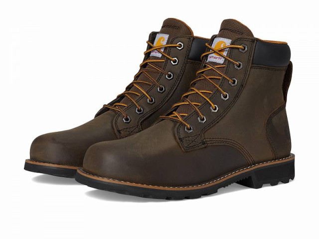 Carhartt カーハート メンズ 男性用 シューズ 靴 ブーツ ワークブーツ Frontier 6 Water Resistant Boot Mossy Brown【送料無料】