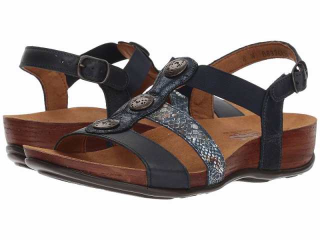 SAS サス レディース 女性用 シューズ 靴 サンダル Clover Angle Strap Sandal Navy Multisnake【送料無料】