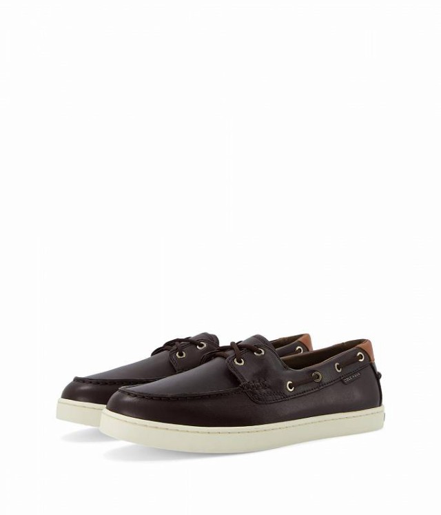 Cole Haan コールハーン メンズ 男性用 シューズ 靴 ボートシューズ Nantucket Boat Shoe Dark Chocolate/Ivory【送料無料】