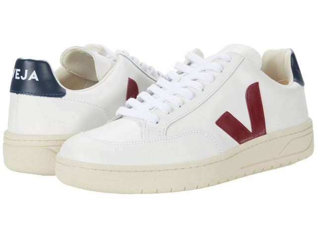 VEJA メンズ 男性用 シューズ 靴 スニーカー 運動靴 V-12 Leather Extra White/Marsala/Nautico【送料無料】