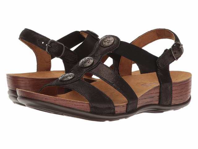 SAS サス レディース 女性用 シューズ 靴 サンダル Clover Angle Strap Sandal Space Nero【送料無料】