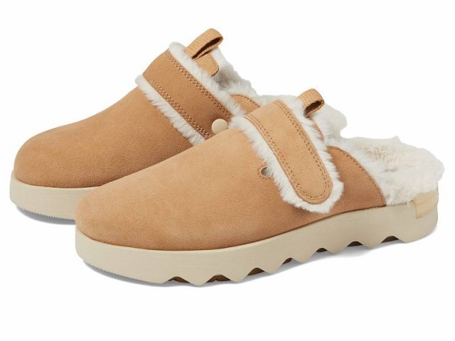 SOREL ソレル レディース 女性用 シューズ 靴 クロッグ Viibe(TM) Clog Suede Cozy Tawny Buff/Natural【送料無料】